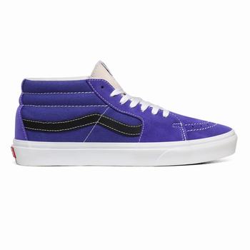 Férfi Vans Retro Sport Sk8-Mid Magasszárú Cipő VA4251907 Királykék/Fehér